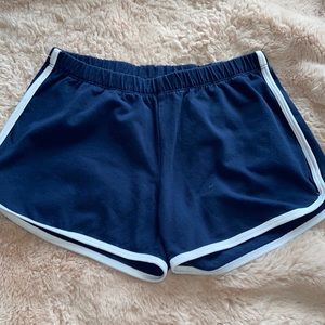 Brand new never worn extra small navy blue and white Q’s fashion shorts